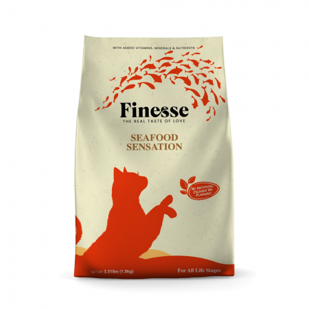 Finesse Seafood Sensation (Fish & Poultry) Dry Food 1.5kg-Finesse-Catsmart-express