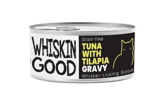 WhiskinGood Wet Food Tuna w/Tilapia Gravy 70g-Catsmart-express-Catsmart-express