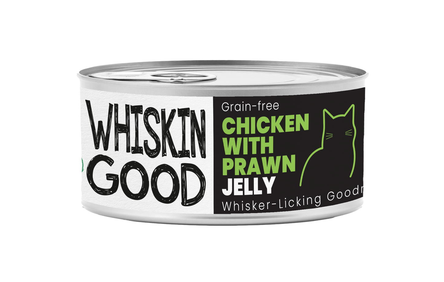 WhiskinGood Wet Food Chic w/Prawn Jelly 70g (24 cans)-Catsmart-express-Catsmart-express