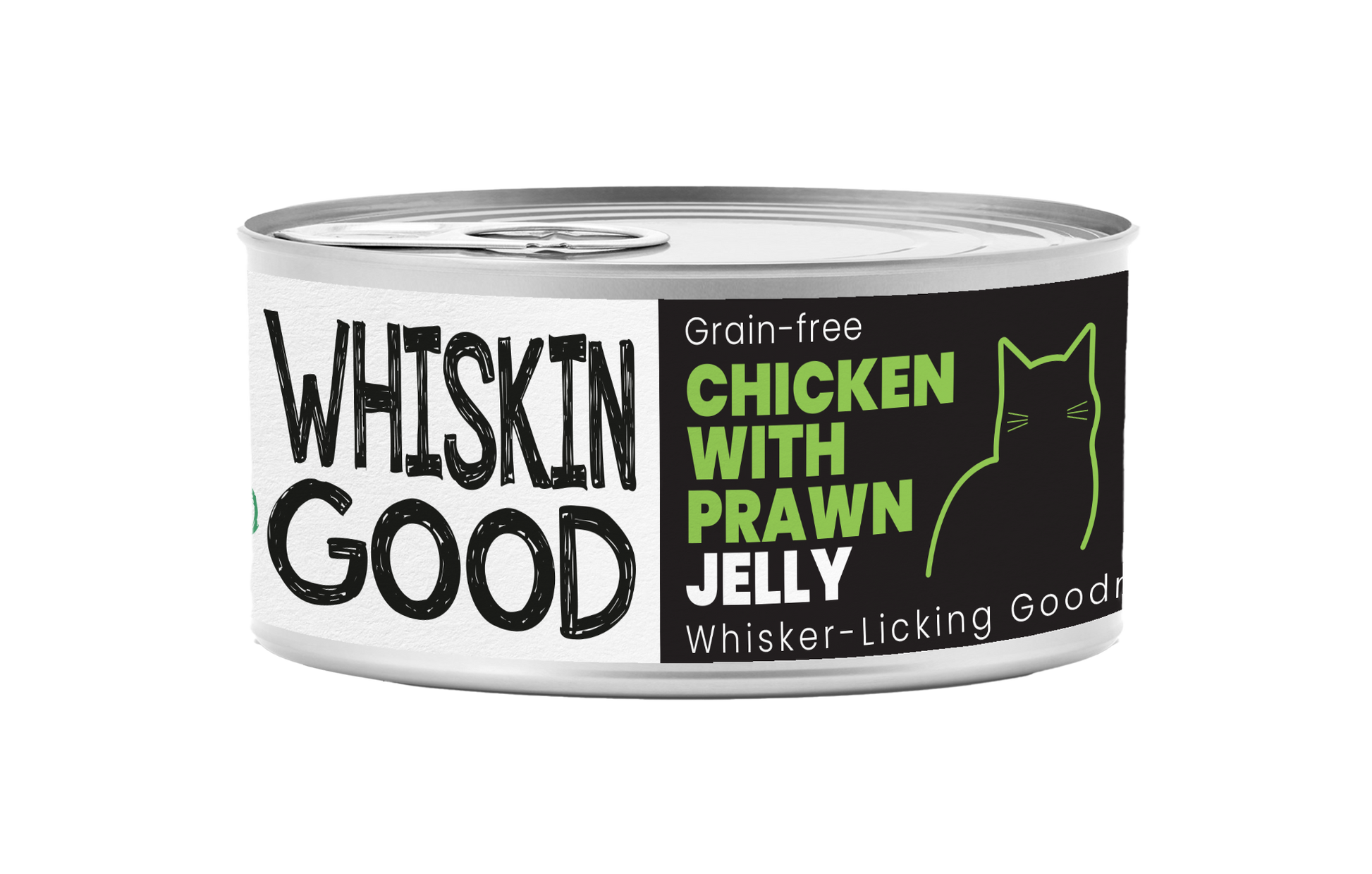 WhiskinGood Wet Food Chic w/Prawn Jelly 70g (24 cans)-Catsmart-express-Catsmart-express