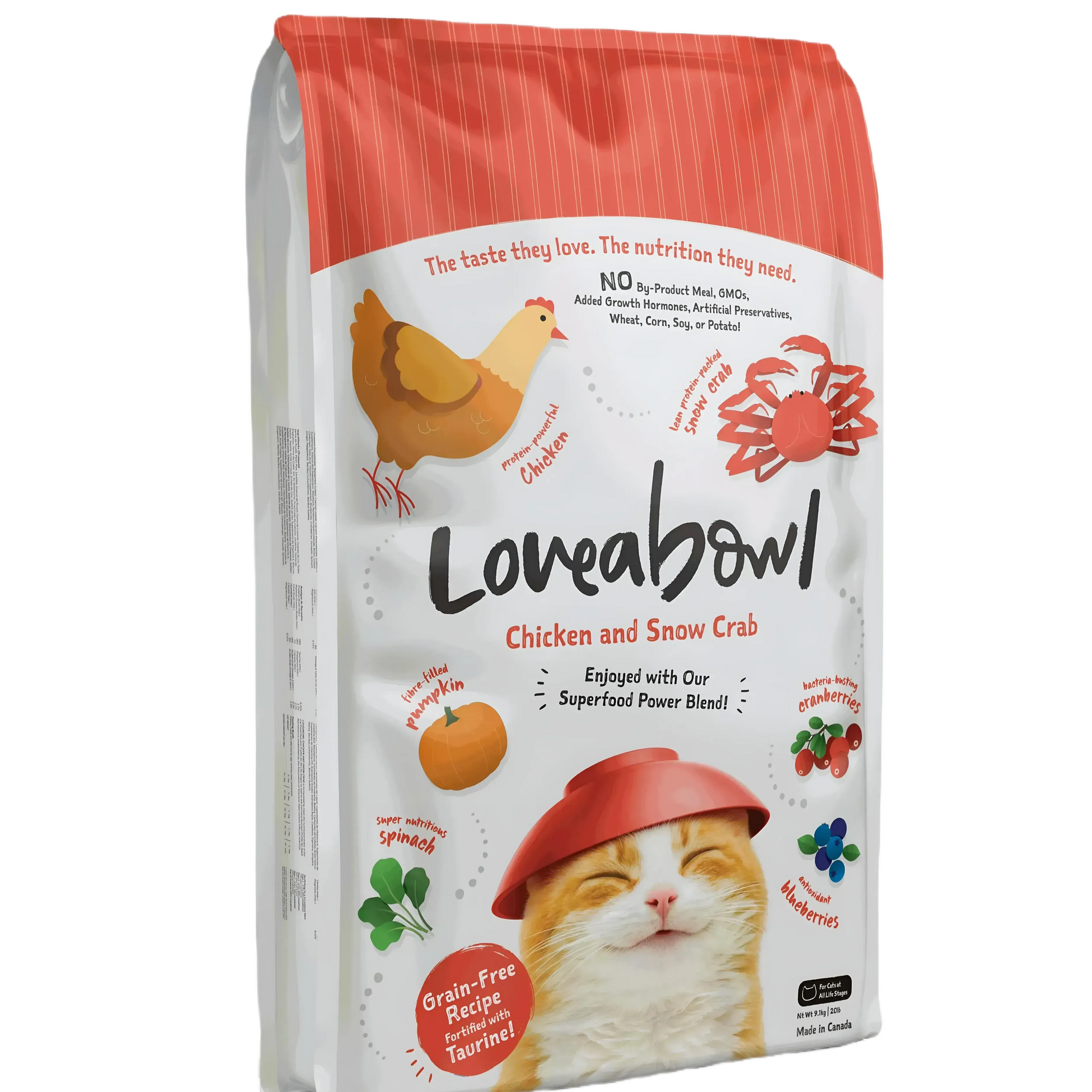 Loveabowl Grain-Free Chicken & Snow Crab 9.07kg-Loveabowl-Catsmart-express