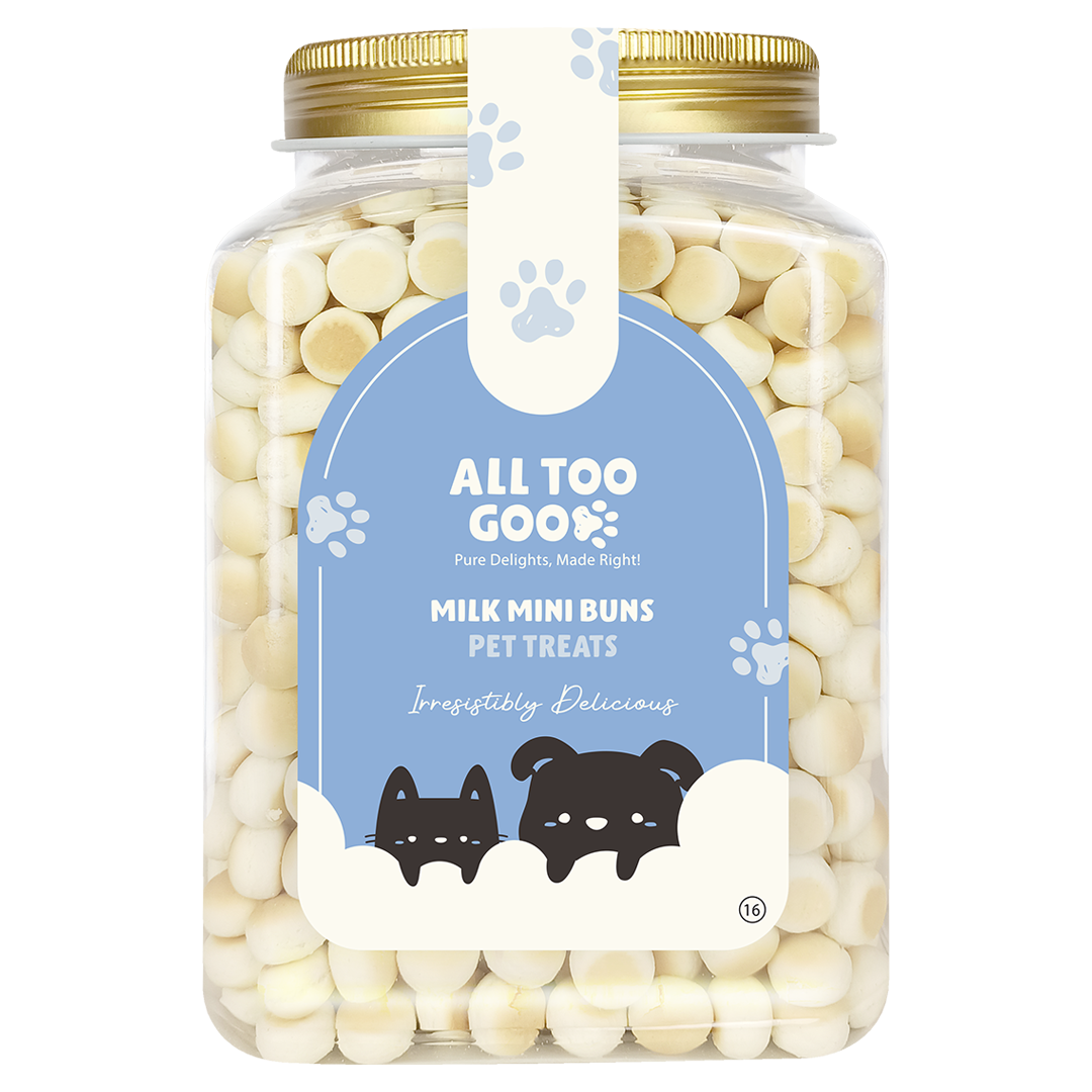 All Too Good Treats Milk Mini Buns 500g-All Too Good-Catsmart-express