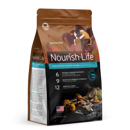 Nurture Pro Cat Food Nourish Life Alaskan Salmon Indoor Kitten & Adult 1.8kg-Nurture Pro-Catsmart-express