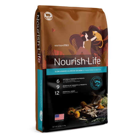 Nurture Pro Cat Food Nourish Life Alaskan Salmon Indoor Kitten & Adult 5.7kg-Nurture Pro-Catsmart-express