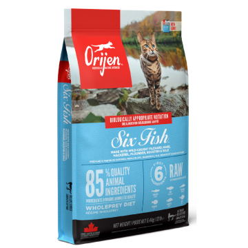 Orijen Six Fish Dry Cat Food 5.4kg-Orijen-Catsmart-express