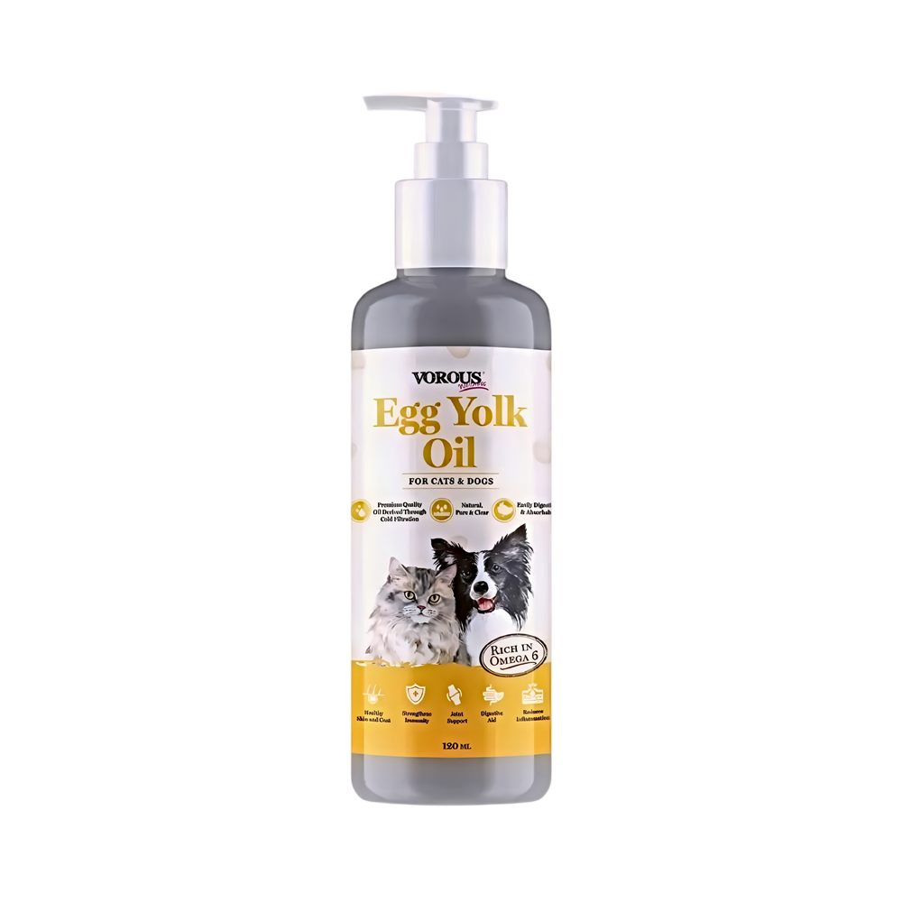 Vorous Wellness Pet Supplement Oil Egg Yolk 120ml-Catsmart-express-Catsmart-express
