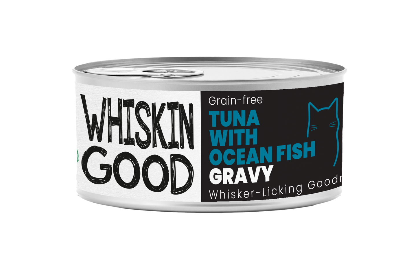 WhiskinGood Wet Food Tuna w/Ocean Fish Gravy 70g (24 cans)-Catsmart-express-Catsmart-express