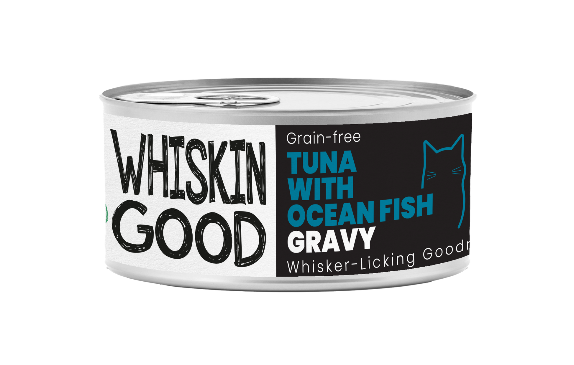 WhiskinGood Wet Food Tuna w/Ocean Fish Gravy 70g (24 cans)-Catsmart-express-Catsmart-express