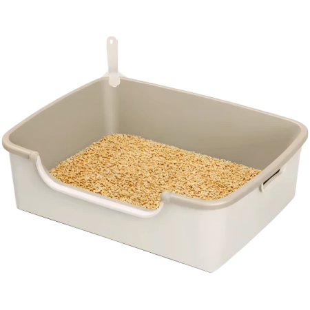 NyanTomo Cat Clean Toilet Easy & Simple Light Beige-Catsmart-express-Catsmart-express