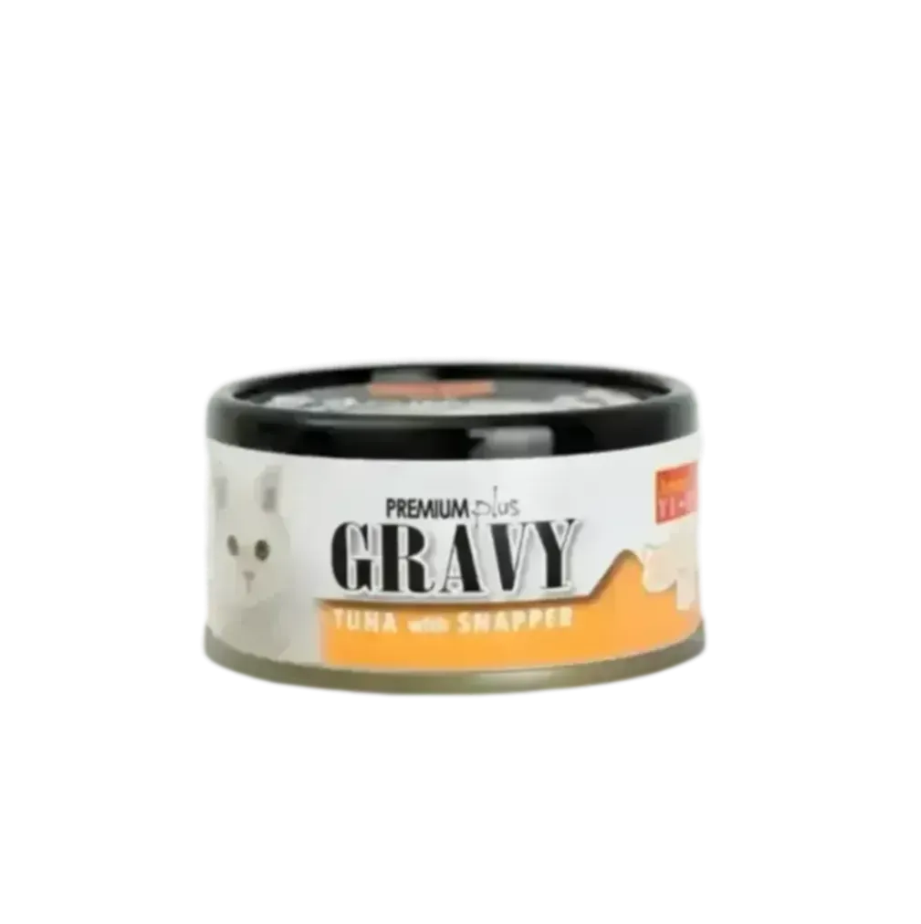 Aristo Cats Premium Plus Gravy Tuna w/Snapper 80g (24 Cans)-Aristo Cats-Catsmart-express