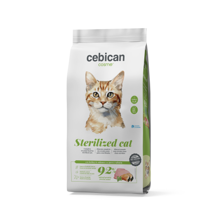 Cebican Cosmo Cat No Grain Turkey & Salmon 1.5kg (3 bags)-Catsmart-express-Catsmart-express