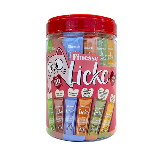 Finesse Licko Creamy Treat Tuna 14g x 60s-Finesse-Catsmart-express