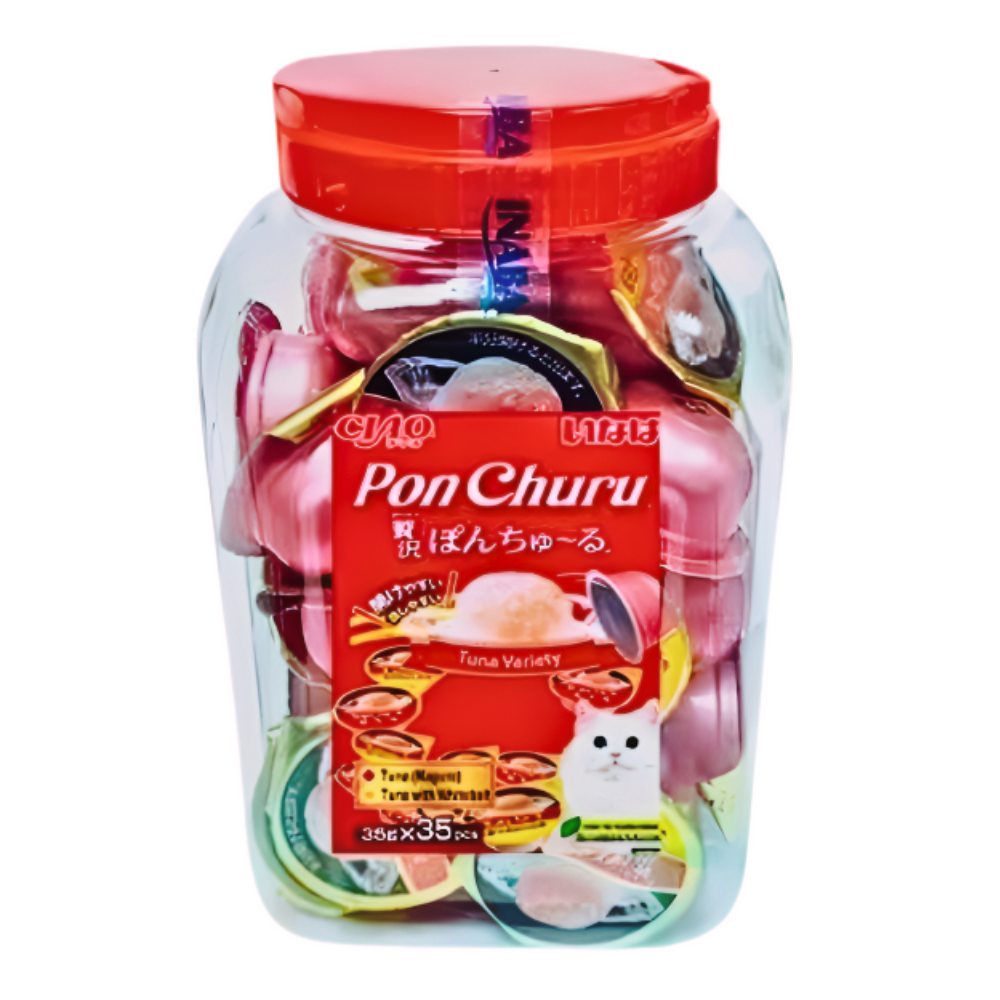 Ciao Pon Churu Limited Edition Variety Cup Tuna 35g X 35cups-Ciao-Catsmart-express