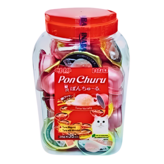Ciao Pon Churu Limited Edition Variety Cup Tuna 35g X 35cups-Ciao-Catsmart-express