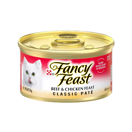 Fancy Feast Classic Beef & Chicken 85g (24 cans)-Fancy Feast-Catsmart-express