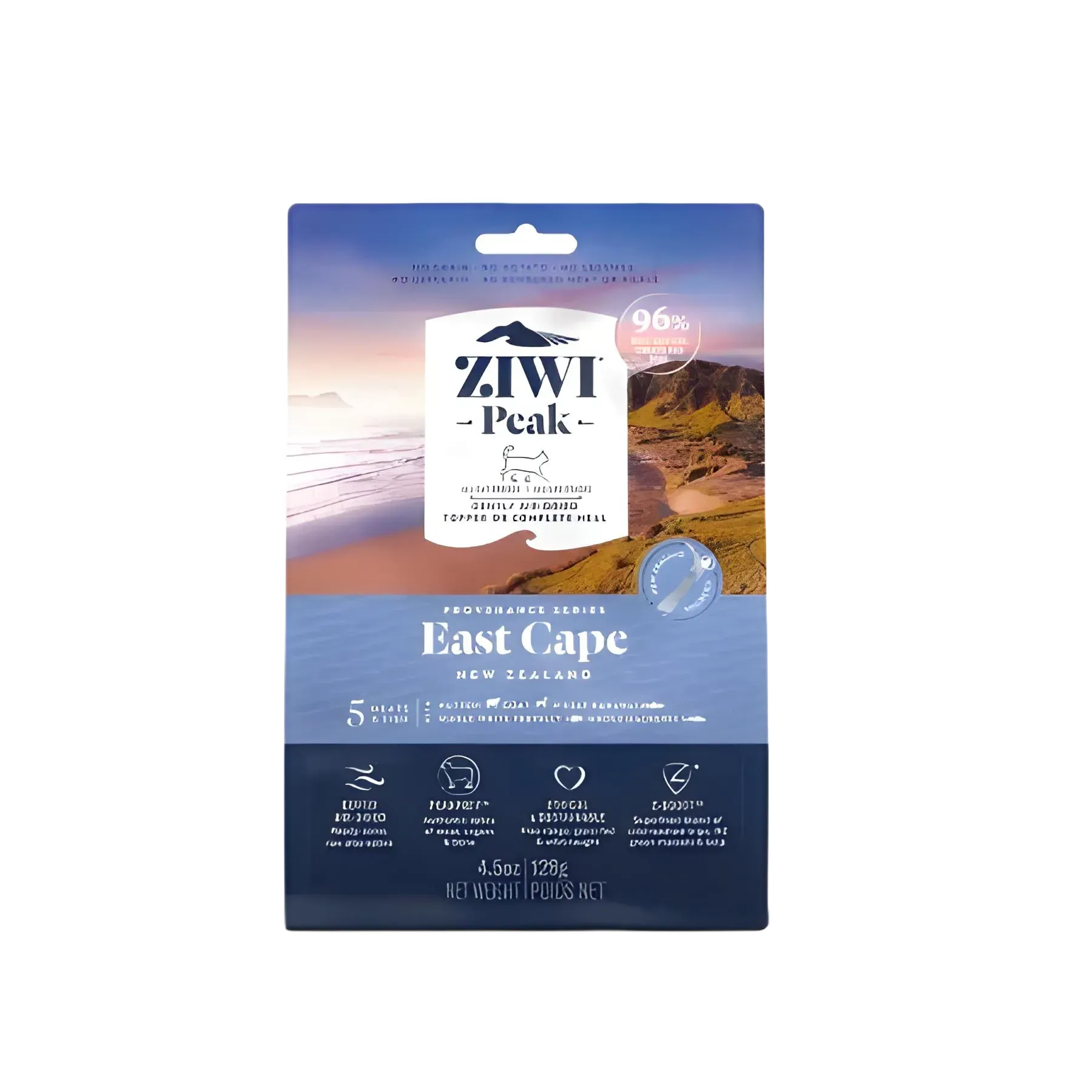 Ziwi Cat Food Peak Provenance Air Dried East Cape 128g-ZIWI-Catsmart-express