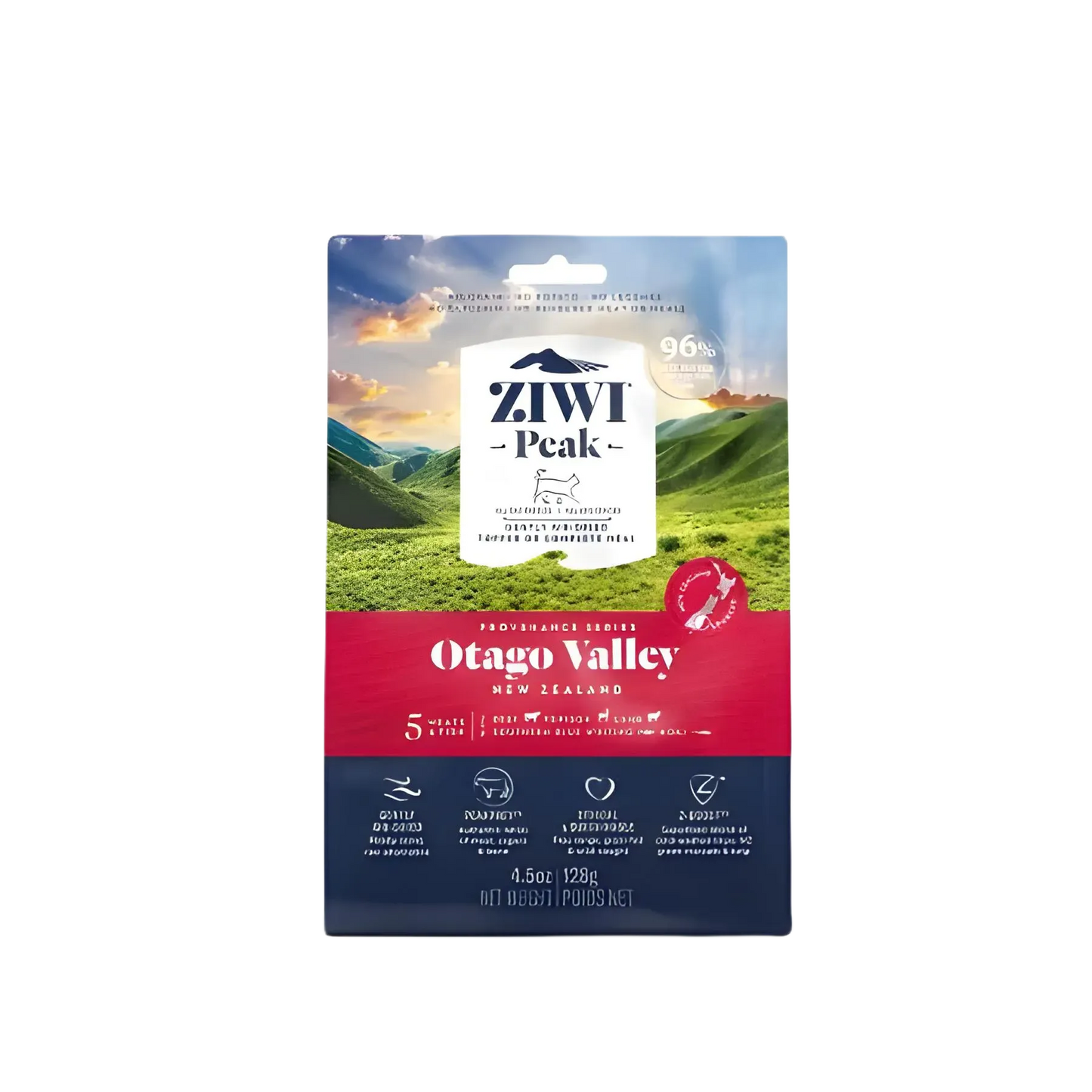 Ziwi Cat Food Peak Provenance Air Dried Otago Valley Recipe 128g-ZIWI-Catsmart-express