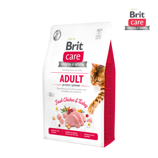 Brit Care Grain-Free Adult Activity Support 2kg-Brit-Catsmart-express