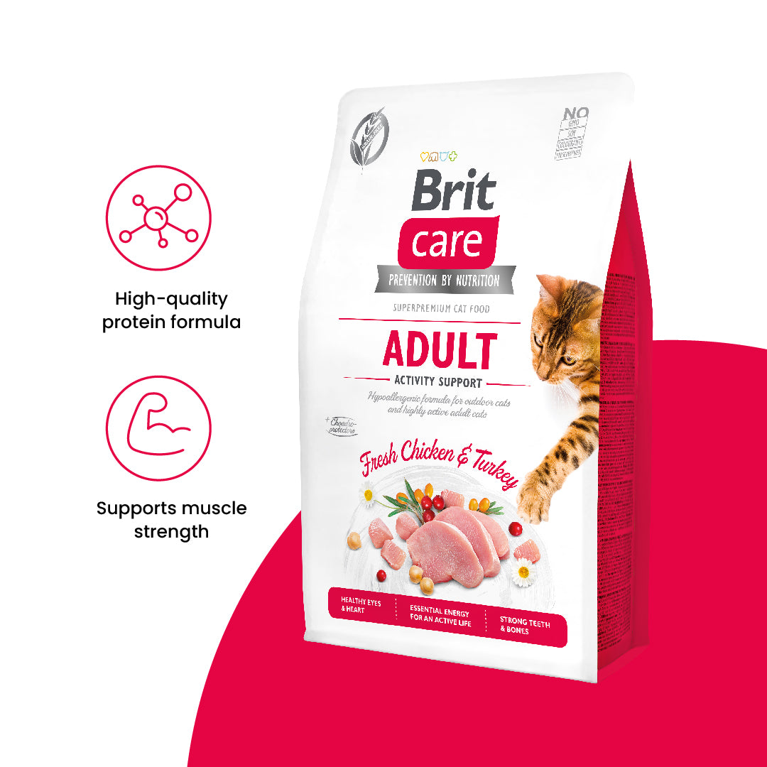 Brit Care Grain-Free Adult Activity Support 2kg-Brit-Catsmart-express