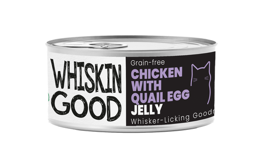 WhiskinGood Wet Food Chic w/Quail Egg Jelly 70g-Catsmart-express-Catsmart-express