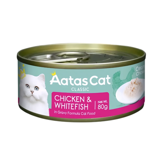 Aatas Cat Creamy Chicken & Whitefish 80g-Aatas Cat-Catsmart-express