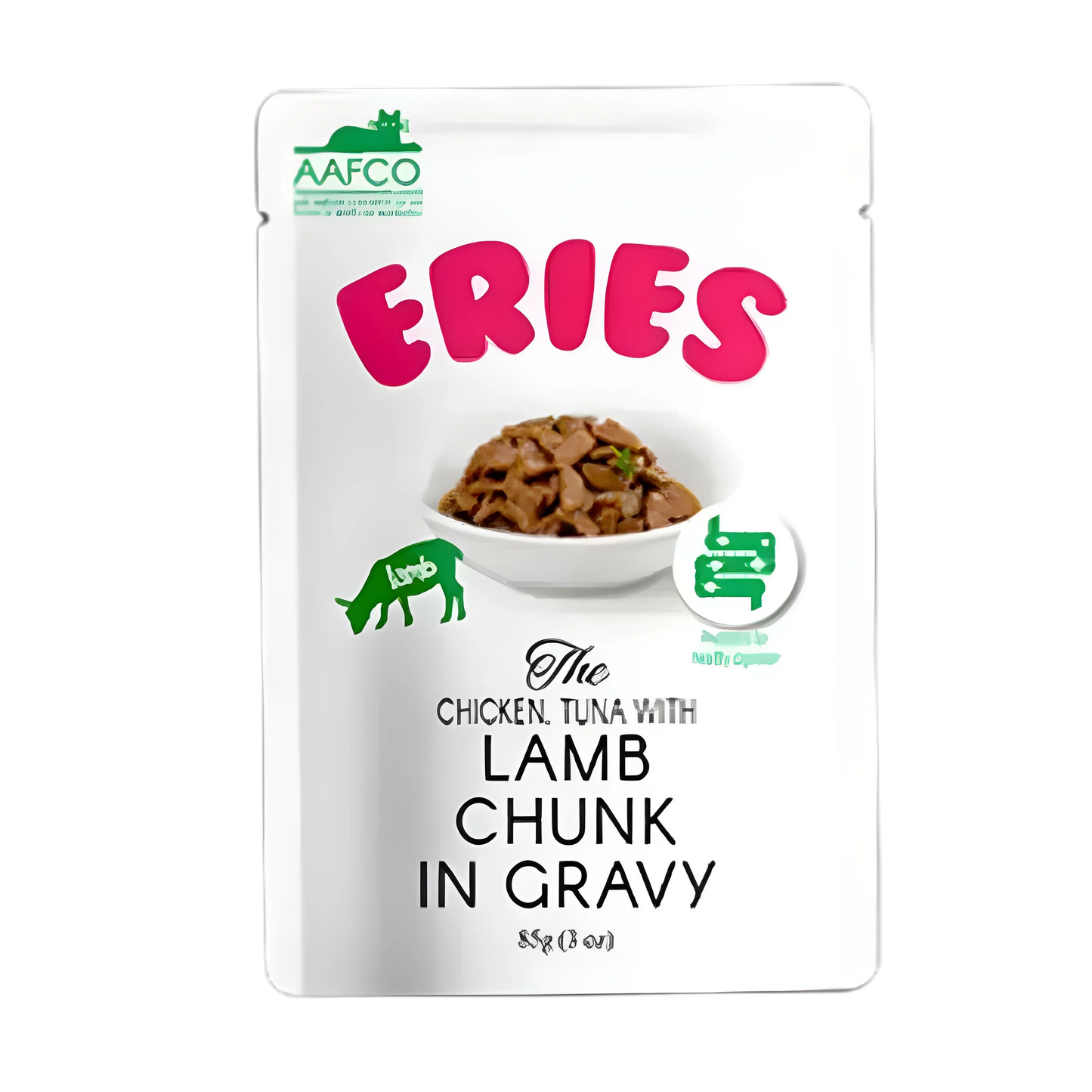 Eries Pouch in Gravy Lamb Chuck 85g-Eries-Catsmart-express