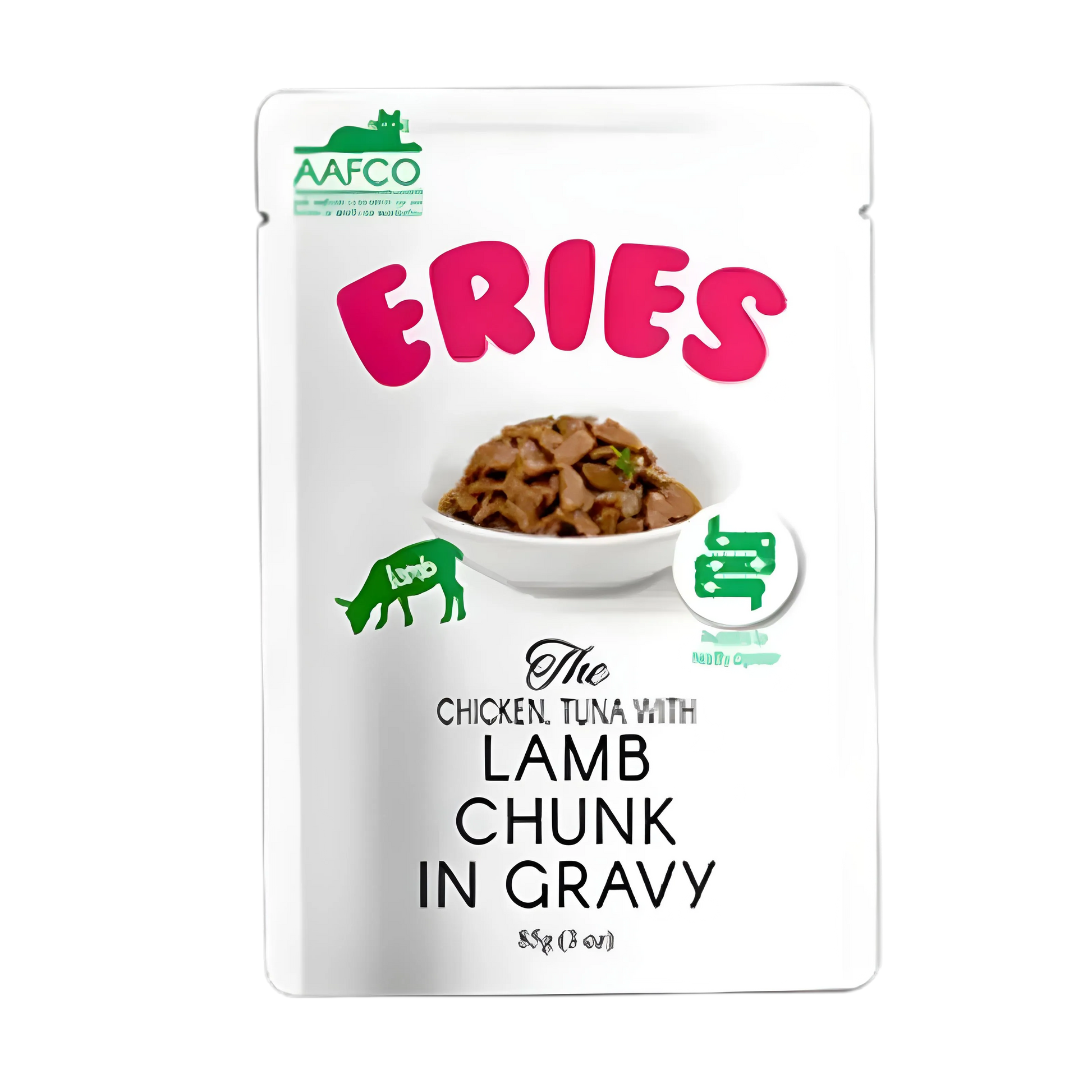 Eries Pouch in Gravy Lamb Chuck 85g x12-Eries-Catsmart-express