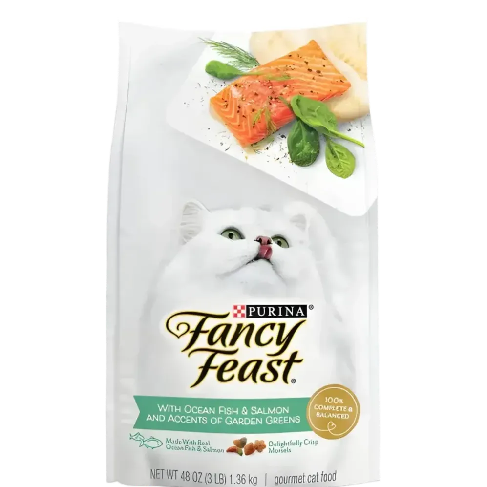 Fancy Feast Dry Food Ocean Fish & Salmon 1.36kg-Fancy Feast-Catsmart-express