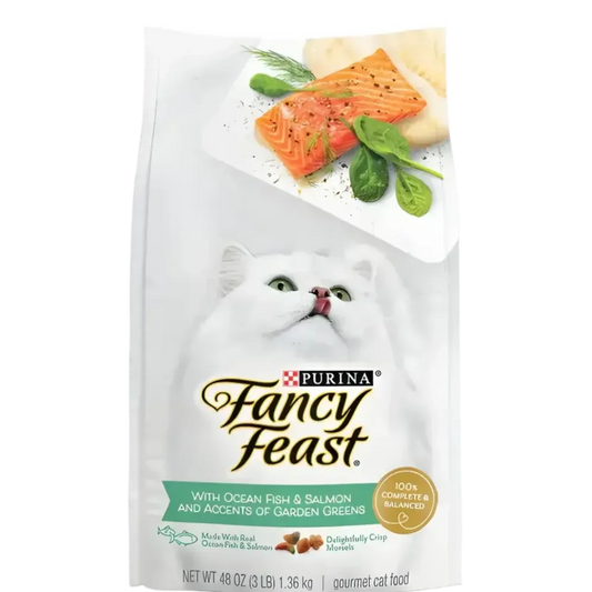 Fancy Feast Dry Food Ocean Fish & Salmon 1.36kg-Fancy Feast-Catsmart-express