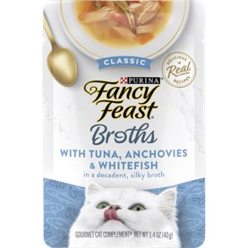 Fancy Feast Broths Classic Tuna, Anchovies & Whitefish 40g-Fancy Feast-Catsmart-express