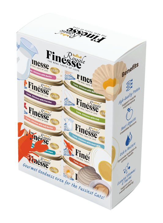 Finesse Royale Variety Box (85g x 10 cans)-Finesse-Catsmart-express
