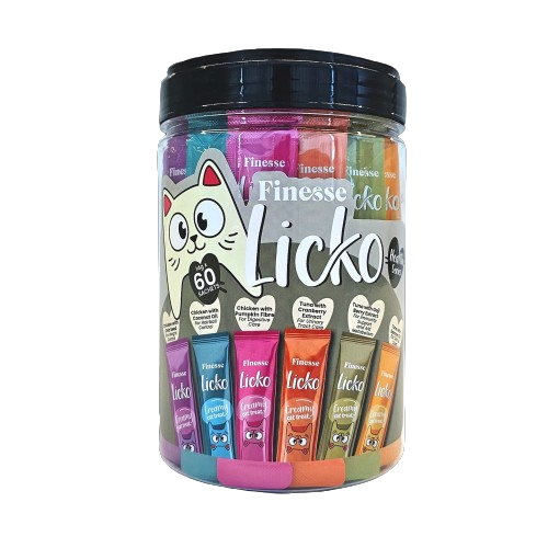 Finesse Licko Creamy Treat Health 14g x 60s-Finesse-Catsmart-express