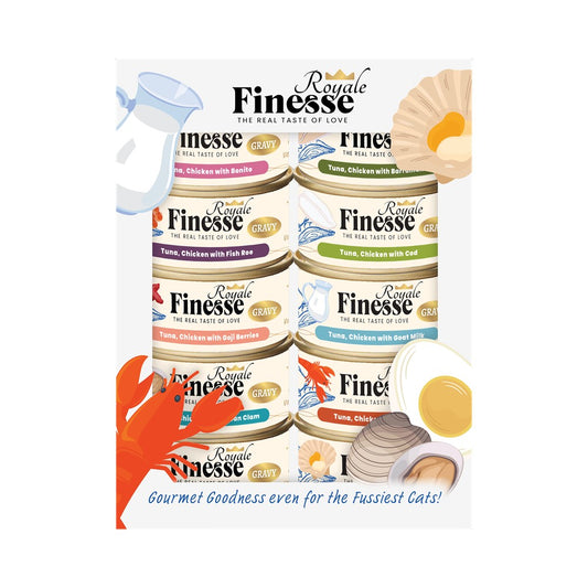 Finesse Royale Variety Box (85g x 10 cans)-Finesse-Catsmart-express
