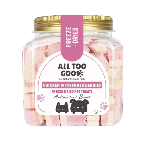 All Too Good Freeze-Dried Treats Chic w/Mixed Berries 100g-Catsmart-express-Catsmart-express