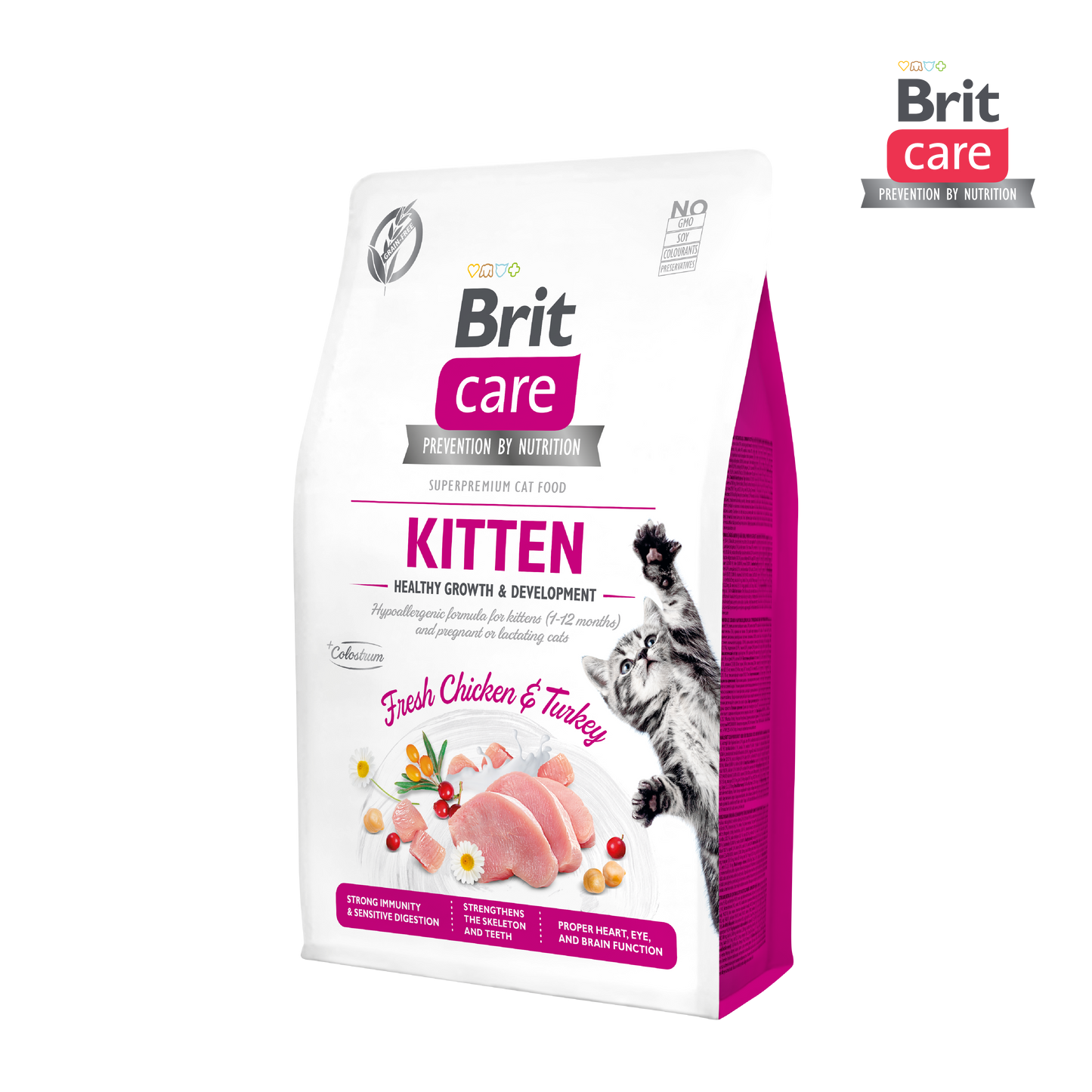 Brit Care Grain-Free Kitten Healthy Growth & Development 2kg-Brit-Catsmart-express