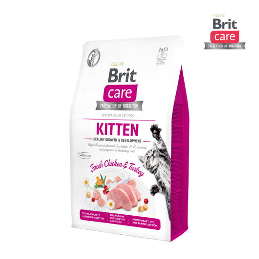Brit Care Grain-Free Kitten Healthy Growth & Development 2kg-Brit-Catsmart-express