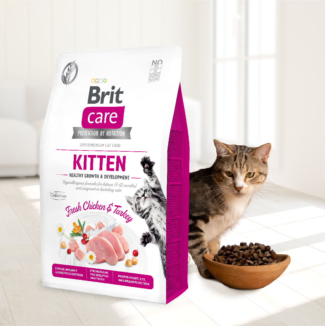 Brit Care Grain-Free Kitten Healthy Growth & Development 2kg-Brit-Catsmart-express