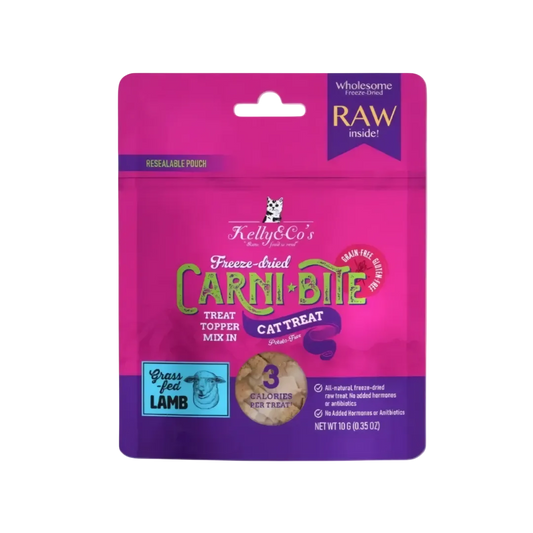 Kelly & Co's Treats Freeze Dried Carnibite Lamb 10g (3 packs)-Kelly & Co's-Catsmart-express