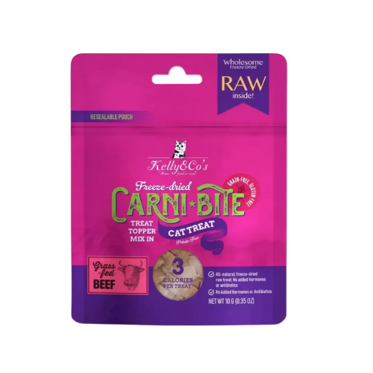 Kelly & Co's Treats Freeze Dried Carnibite Beef 10g-Kelly & Co's-Catsmart-express