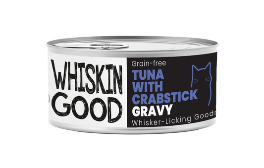 WhiskinGood Wet Food Tuna w/Crabstick Gravy 70g-Catsmart-express-Catsmart-express