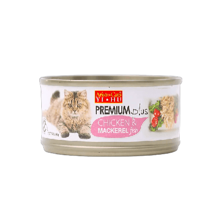Aristo Cats Premium Plus Chicken & Mackerel Fish 80g Carton (24 Cans)-Aristo Cats-Catsmart-express