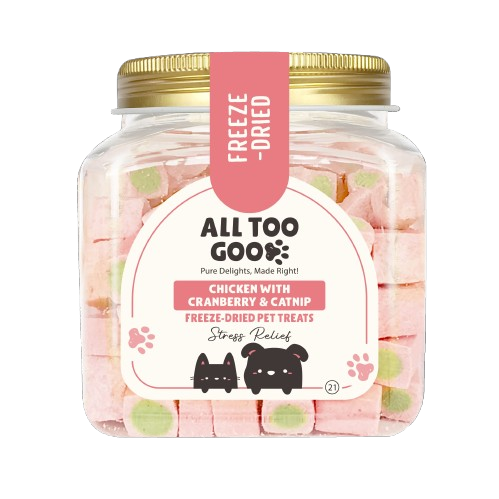 All Too Good Freeze-Dried Treats Chic w/Cranberry & Catnip 100g-Catsmart-express-Catsmart-express