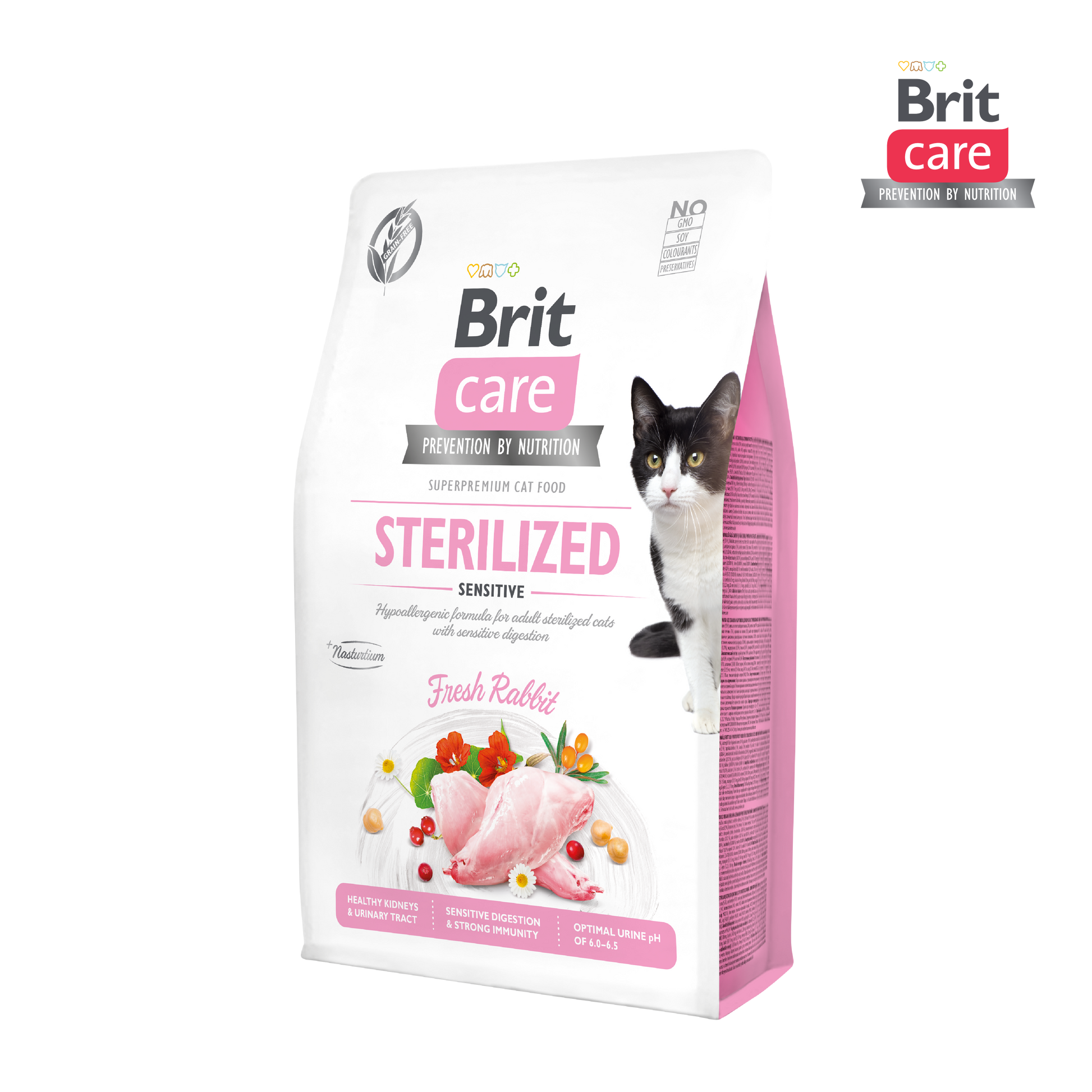 Brit Care Grain-Free Sterilized Sensitive 2kg-Brit-Catsmart-express