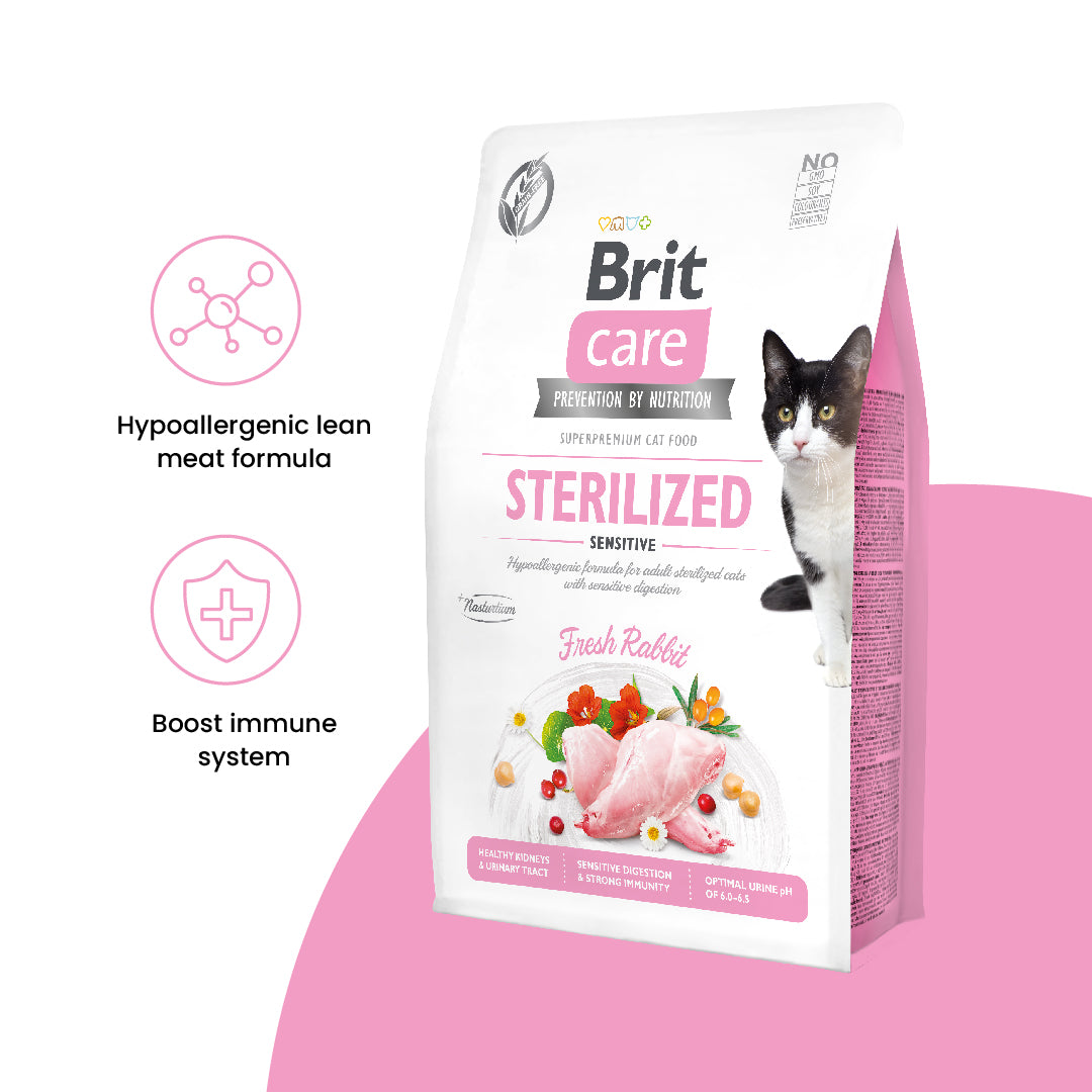 Brit Care Grain-Free Sterilized Sensitive 2kg-Brit-Catsmart-express
