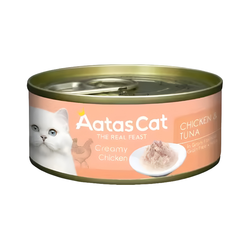 Aatas Cat Creamy Chicken & Tuna 80g-Aatas Cat-Catsmart-express