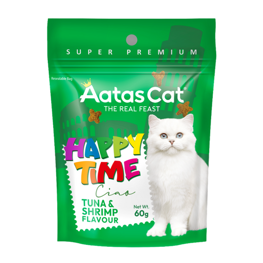 Aatas Cat Happy Time Ciao Tuna & Shrimp 60g (4 Packs)-Aatas Cat-Catsmart-express