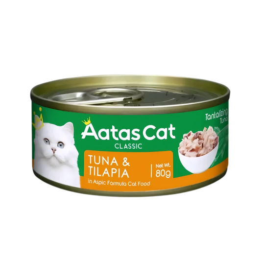Aatas Cat Tantalizing Tuna & Tilapia 80g-Aatas Cat-Catsmart-express