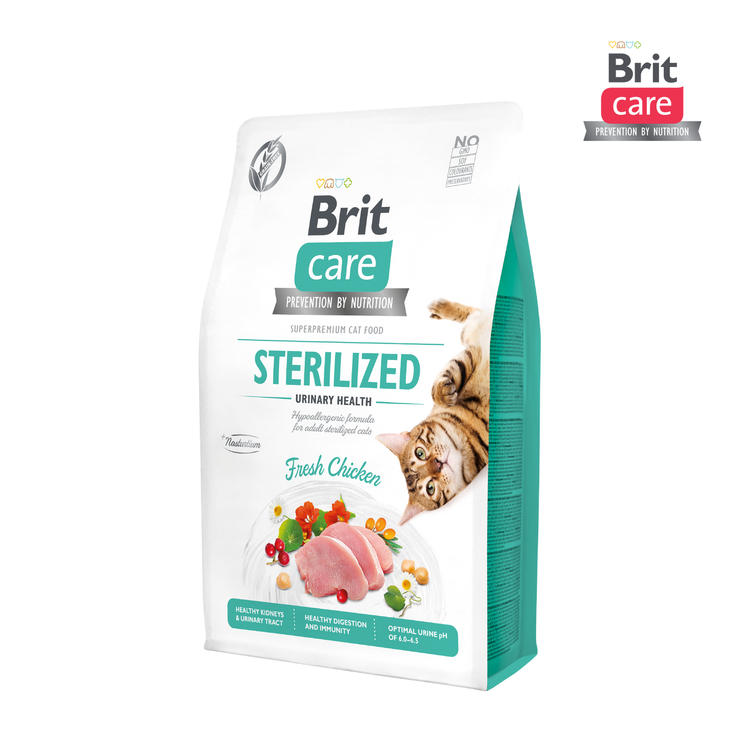Brit Care Grain-Free Sterilized Urinary Health 2kg (4 Bags)-Brit-Catsmart-express