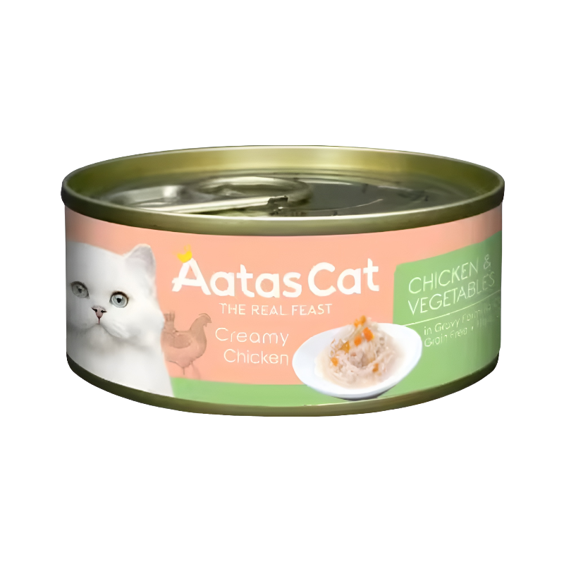 Aatas Cat Creamy Chicken & Vegetables 80g-Aatas Cat-Catsmart-express