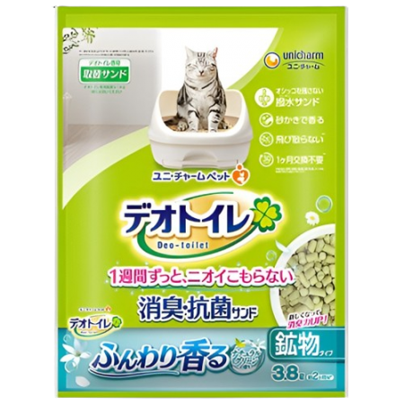 Unicharm Zeolite Litter Refill With Natural Garden Scent 3.8L-UniCharm-Catsmart-express